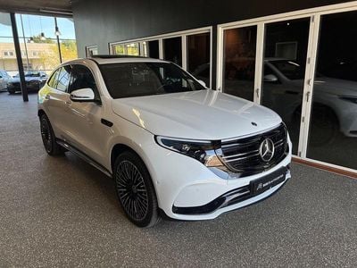 Hvid Brugt 2022 Mercedes EQC400 AMG line SUV | 489.900 kr. (Fair pris)