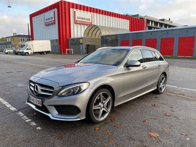 Gråmetal Brugt 2014 Mercedes C200 AMG line Stationcar | 124.900 kr. (Super pris)