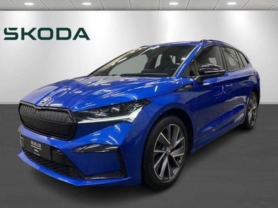 Blåmetal Brugt 2021 Skoda Enyaq iV SportLine SUV | 249.900 kr. (Fair pris)