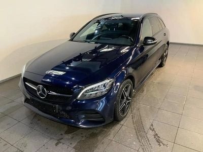 Blåmetal Brugt 2021 Mercedes C300e Stationcar | 244.900 kr. (Super pris)