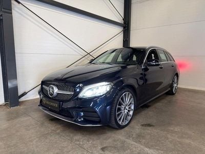 Blå Brugt 2019 Mercedes C300e AMG line Stationcar | 339.500 kr.