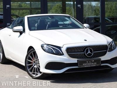 Hvid Brugt 2018 Mercedes E300 Cabriolet | 499.900 kr.