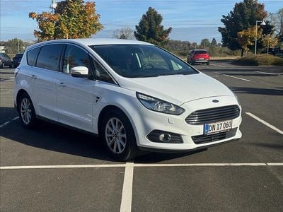 Hvid Brugt 2018 Ford S-MAX Titanium MPV | 104.900 kr. (God pris)
