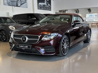 Mørkrødmetal Brugt 2017 Mercedes E400 AMG line Cabriolet | 649.900 kr.