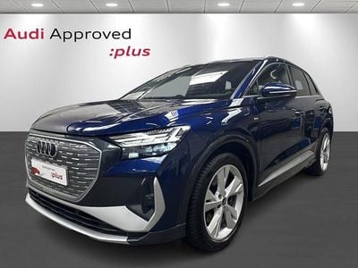 Blåmetal Brugt 2021 Audi Q4 e-tron S-Line SUV | 299.900 kr.