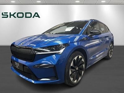 Blåmetal Brugt 2021 Skoda Enyaq iV SportLine SUV | 239.900 kr. (Fair pris)