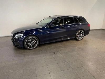 Blå Brugt 2017 Mercedes C220 AMG line Stationcar | 194.900 kr. (God pris)