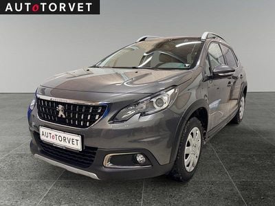 Brugt Peugeot 2008 Allure Sky 100 HK (73 kW) 2018 Koksmetal SUV