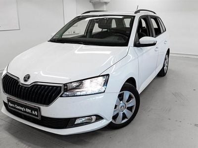 Moon white Brugt 2020 Skoda Fabia Ambition Stationcar | 124.900 kr. (Fair pris)