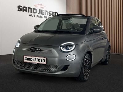 Gråmetal Brugt 2022 Fiat 500e La Prima Cabriolet | 174.900 kr. (Lidt for dyr)