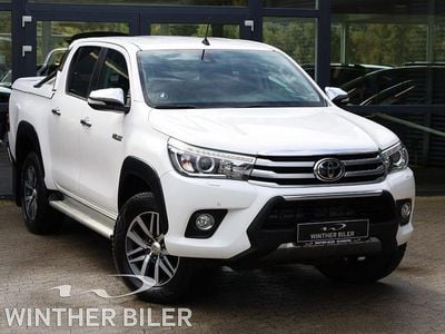 Hvid Brugt 2017 Toyota HiLux T4 Afhentning | 249.900 kr.