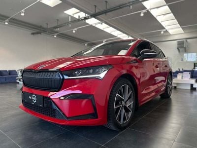 Mørkrødmetal Brugt 2021 Skoda Enyaq iV SportLine SUV | 281.999 kr. (God pris)