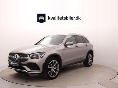 Champagnemetal Brugt 2021 Mercedes GLC300e AMG line SUV | 469.900 kr.