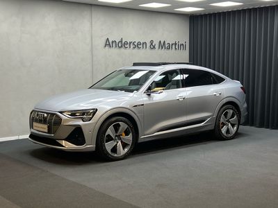 Florettsilber Brugt 2021 Audi e-tron Sportback S-Line SUV | 377.900 kr. (Dyr)