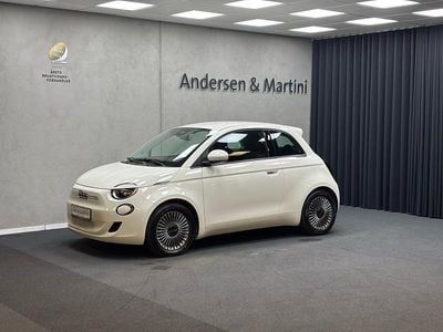 Hvid Brugt 2023 Fiat 500e Icon Hatchback | 99.800 kr. (Fair pris)