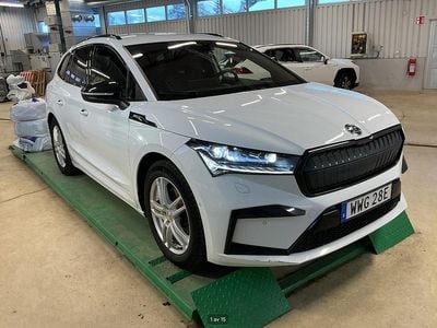Brugt Skoda Enyaq iV SportLine 150 kW (204 HK) 2022 Hvid SUV