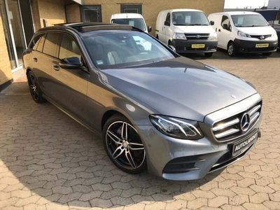 brugt Mercedes E220 d 2,0 AMG Line stc. aut.