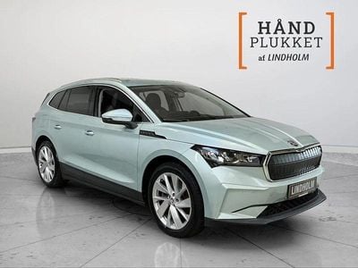 Lysgrønmetal Brugt 2021 Skoda Enyaq iV Lodge SUV | 189.900 kr. (God pris)