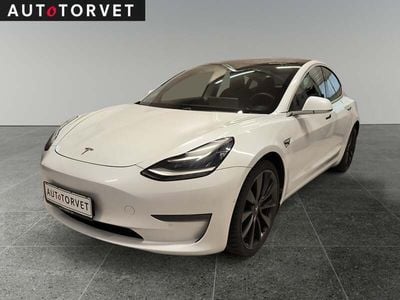 Hvidmetal Brugt 2020 Tesla Model 3 Performance Sedan | 167.700 kr. (Super pris)