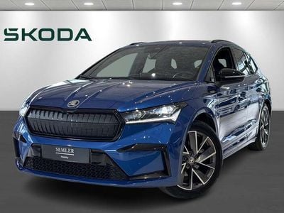 Blåmetal Brugt 2022 Skoda Enyaq iV SportLine SUV | 249.900 kr. (Fair pris)