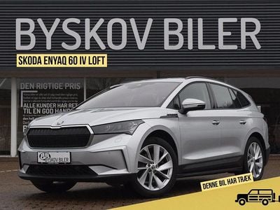 Brugt Skoda Enyaq iV Loft 131 kW (179 HK) 2021 Sølvmetal SUV