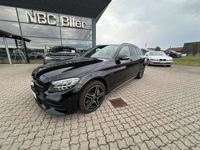 Sortmetal Brugt 2021 Mercedes C300e AMG line Stationcar | 354.780 kr. (Super pris)