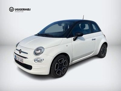 Hvid Brugt 2023 Fiat 500 Club Hatchback | 119.900 kr. (Fair pris)