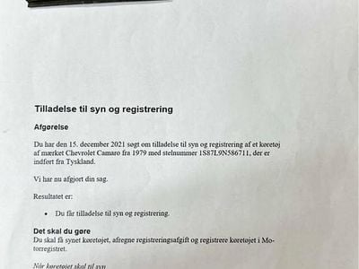 Brugt Chevrolet Camaro 1979 Coupe