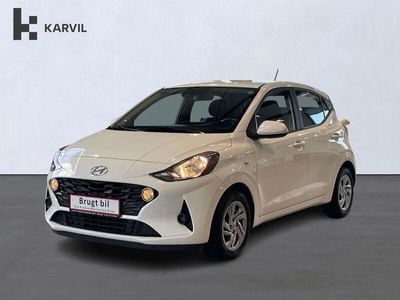 Atlas white Brugt 2023 Hyundai i10 Essential Hatchback | 114.900 kr. (God pris)