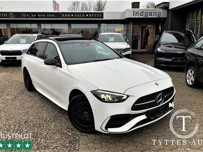 Hvidmetal Brugt 2022 Mercedes C300e AMG Line Premium Plus Stationcar | 459.800 kr. (Dyr)