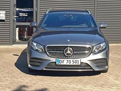 Brugt Mercedes E220 AMG line 194 HK (142 kW) 2017 Grå Stationcar