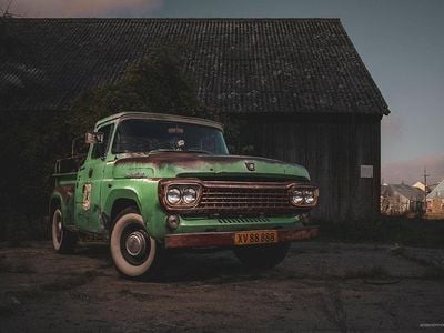 Grøn Brugt 1958 Ford F100 | 169.999 kr.