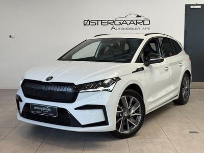 Hvid Brugt 2024 Skoda Enyaq iV SportLine SUV | 354.700 kr. (God pris)