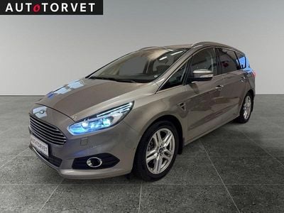 Champagnemetal Brugt 2016 Ford S-MAX Titanium MPV | 129.700 kr. (God pris)