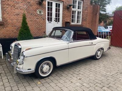 Hvid Brugt 1959 Mercedes 220 Cabriolet | 650.000 kr.