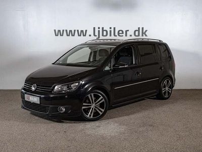 brugt VW Touran 2,0 TDi 140 Highline DSG BMT 7prs