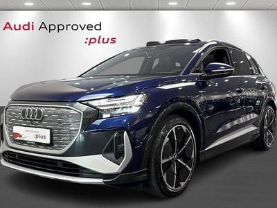 Blåmetal Brugt 2021 Audi Q4 e-tron S-Line SUV | 309.900 kr.