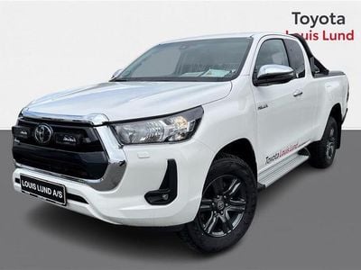 Hvid Brugt 2022 Toyota HiLux T3 Afhentning | 399.900 kr.
