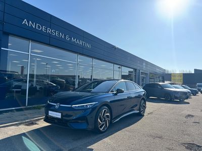 Aquamarine blue metallic Brugt 2024 VW ID.7 Style Sedan | 398.800 kr. (Fair pris)