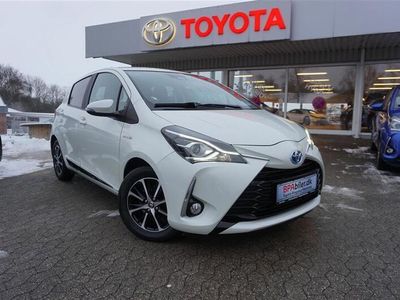 brugt Toyota Yaris Hybrid 1,5 Hybrid H3 Smartpakke E-CVT 100HK 5d Trinl. Gear