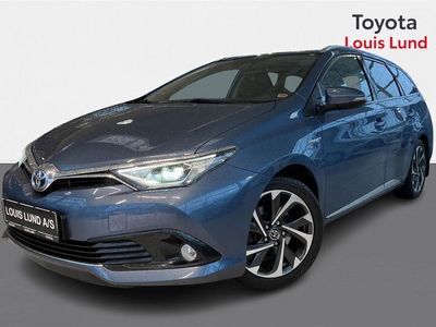 brugt Toyota Auris Touring Sports 1,8 Hybrid H2 Style Safety Sense Skyview 136HK Stc Aut. A++