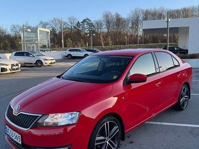 Brugt Skoda Rapid 105 HK (77 kW) 2014 Rød Hatchback