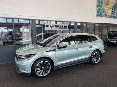 Lysgrønmetal Brugt 2021 Skoda Enyaq iV Suite SUV | 214.700 kr. (Fair pris)