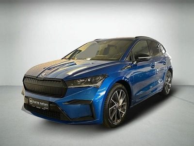 Blåmetal Brugt 2022 Skoda Enyaq iV SportLine SUV | 304.900 kr. (Fair pris)