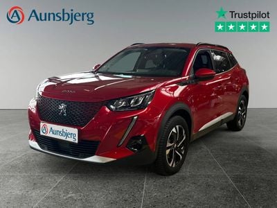 Rød Brugt 2021 Peugeot e-2008 Allure SUV | 134.500 kr. (Fair pris)