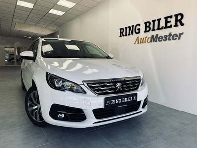Hvid Brugt 2021 Peugeot 308 Allure Stationcar | 139.800 kr. (Fair pris)