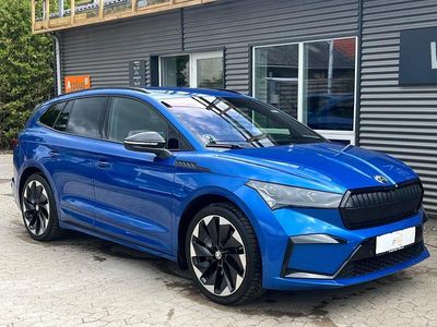 Blåmetal Brugt 2021 Skoda Enyaq iV SportLine SUV | 264.900 kr. (Fair pris)