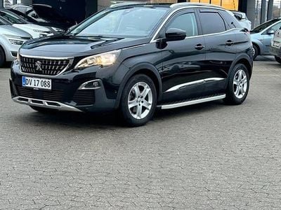 Brugt Peugeot 3008 Comfort 120 HK (88 kW) 2018 Sort SUV