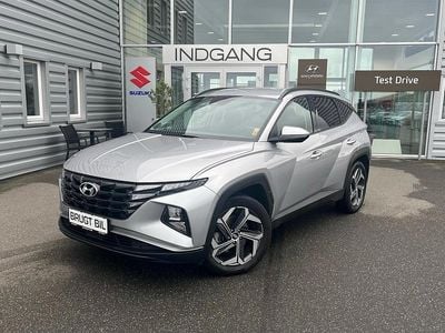 Shimmering silver metallic Brugt 2022 Hyundai Tucson Essential SUV | 224.900 kr. (God pris)