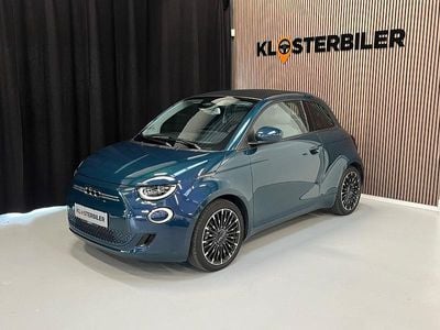 Blåmetal Brugt 2021 Fiat 500e Icon Cabriolet | 154.700 kr. (Lidt for dyr)